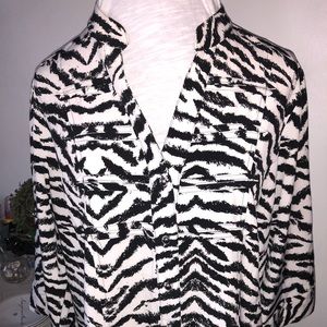 Zebra print shirt